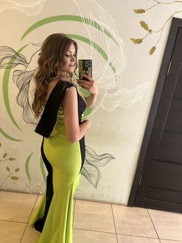 длинное платье в пол с открытой спиной: Вечернее платье, Русалка, Длинная модель, Без рукавов, Открытая спина, 3XL, 4XL — 5