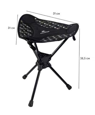 садовый складной стул: Продам новый складной стул. Краткие характеристики: грузоподъемность — 7