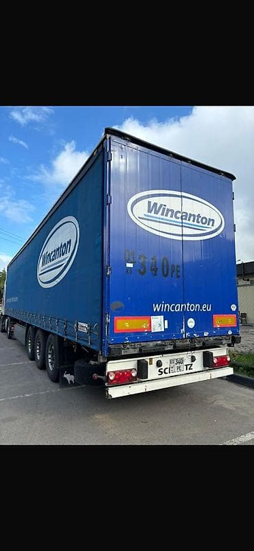 mersedes e211: Прицеп, Schmitz Cargobull, Шторный, Б/у — 1