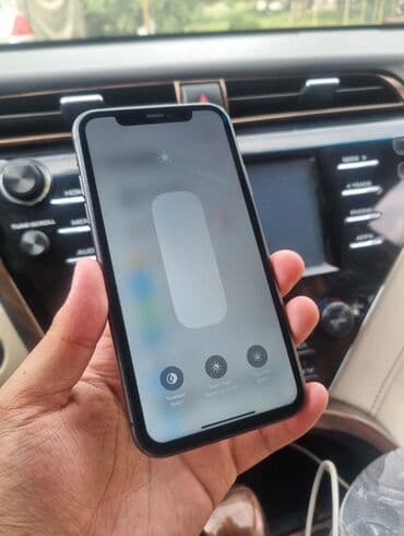 тел б у: IPhone 11, Колдонулган, 64 ГБ, Кара, Заряддоочу түзүлүш, Куту, Коргоочу айнек, Бөлүп төлөө менен, 72 % — 7