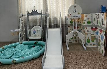 Площадка 8500 Коврик 1000 Бассейн целый/ чистый ! Без шариков at lalafo.kg Площадка 8500 Коврик 1000 Бассейн целый/ чистый ! Без шариков