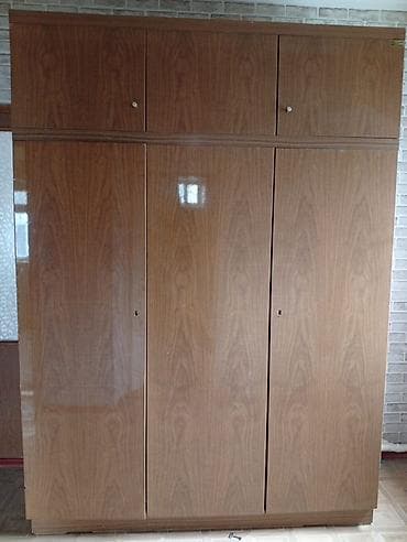 Мебель: Шифоньер, шкаф для одежды, Прямой, ЛДСП — 4