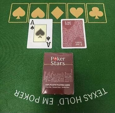 Карты ♥️♠️игральные"POKER STARS" Премиальное качество. 100%