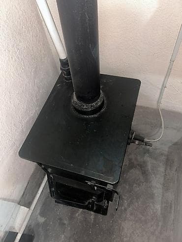 Печь для паровой системы. Высота 65см. 70-80 кв. м