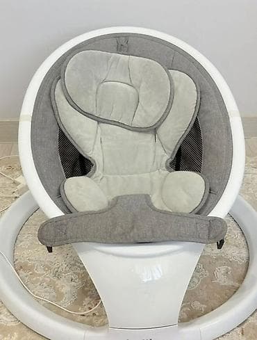 Детские стулья: Электронный шезлонг-качалка для младенца Kidilo (логотип виден на — 4