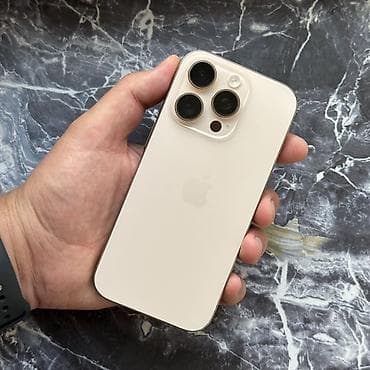 iphone 16 pro max bishkek: IPhone 16 Pro, Б/у, 256 ГБ, Desert Titanium, 90 % — 10