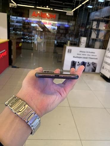 13 iphone pro max: IPhone 11, Б/у, 64 ГБ, Черный, Защитное стекло, 91 % — 5
