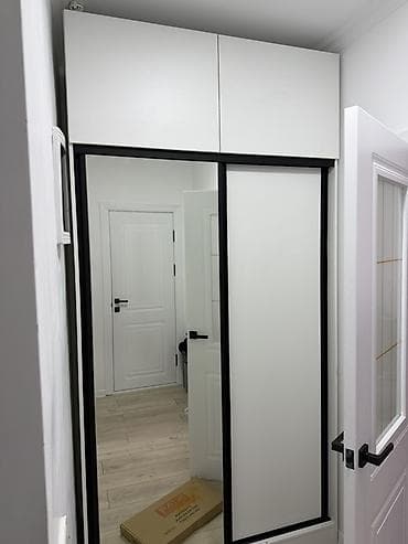 шкаф 2 створчатый с антресолью: Шкаф купе, С зеркалом, ЛДСП — 8