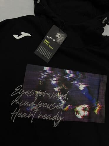 joma одежда: Мужская толстовка, L, Joma, Новый, цвет - Черный, Самовывоз — 2