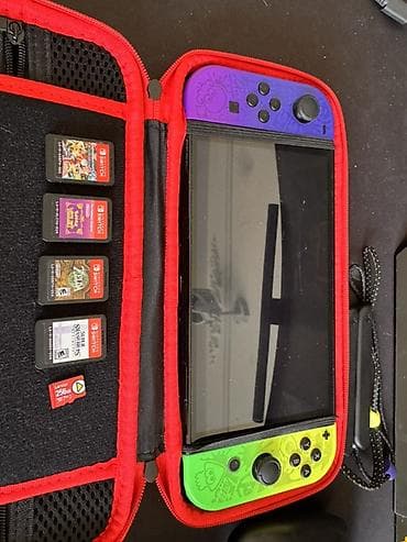 Техника и электроника: Nintendo Switch OLED Splatoon 3 Edition + 4 игры Продаю Nintendo — 1