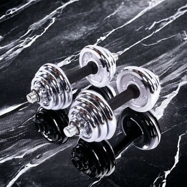 Гантели профессиональные разборные Каждая гантель по 10кг Комплект