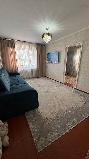 квартира киргизия 1: 2 комнаты, 50 м², 104 серия, 4 этаж — 3