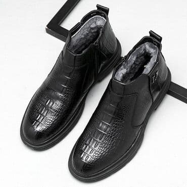 обувь больших размеров бишкек: Мужские ботинки, 43, Новый, цвет - Черный, Самовывоз, Платная доставка — 3