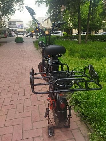 акумлятор: Электроскутер/электромопед с грузовой платформой Описание: - Прочный — 5