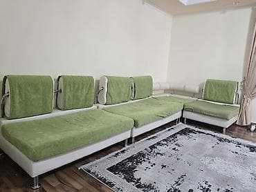 мебель угол: Модульный диван, Б/у — 2