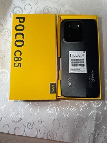 nokia 8810: Poco C85, Б/у, 256 ГБ, цвет - Черный, 2 SIM — 1