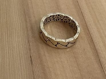 583 proba: ✨ Продам золотое кольцо 585 пробы (Италия) 💍 Стильное широкое кольцо — 2