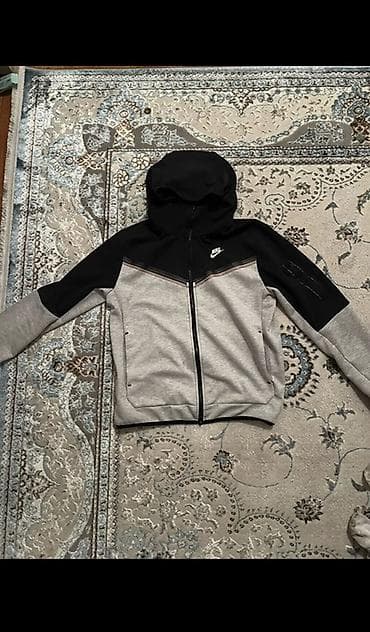 Мужская толстовка, L, Nike, Б/у, цвет - Серый