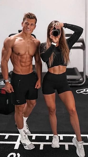 спортивный одежды: Легкий спортивный комплект для тренировок (мужской и женский) — 1