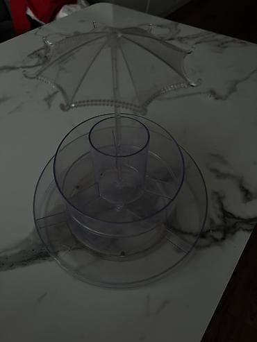 Косметика салчу баштыктар: - прозрачный пластиковый органайзер в хорошем состоянии можно — 3
