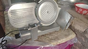 Ашкана техникасы: Электрический слайсер для нарезки - Материал: алюминий/нержавеющий — 1