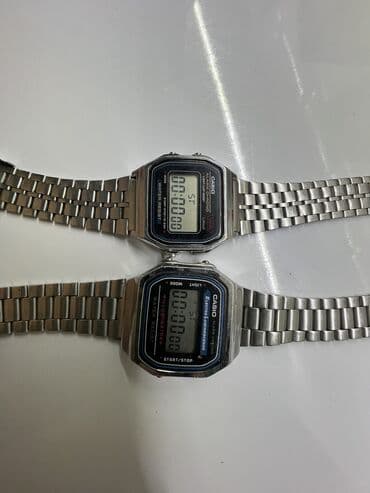 Классические часы часы, Casio, Япония, Водонепроницаемые, Секундомер, Таймер, Унисекс, Б/у