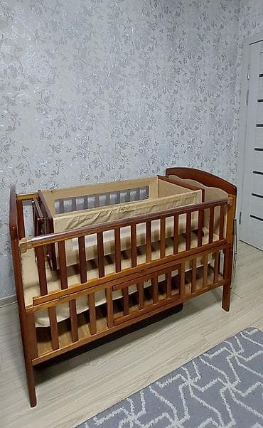 Детская кровать трансформер, Другой тип, цвет - Коричневый — 3