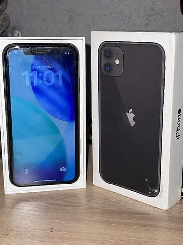 Техника и электроника: IPhone 11, Новый, 128 ГБ, Черный, Защитное стекло, Чехол, Кабель, 88 % — 2