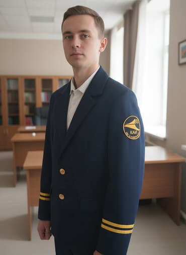 пожарный костюм купить: Школьная форма, цвет - Синий, Б/у — 1