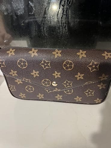 Зер буюмдар: Сумка-клатч с клапаном на магнитной кнопке и съемной — 3