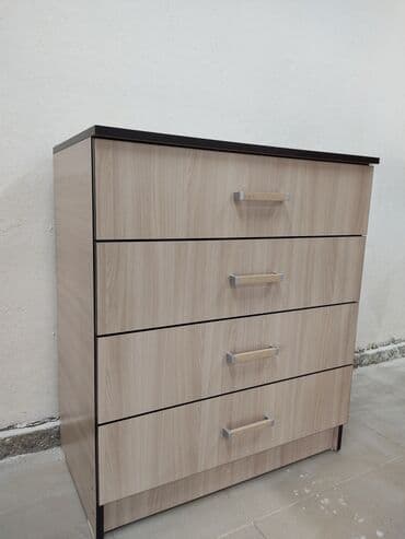 тумбы комоды с зеркалом: Комод для одежды, Новый, С зеркалом, ЛДСП, цвет - Белый, Бесплатная доставка — 3