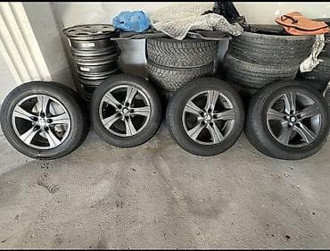 Шиналар жана дисктер: Дөңгөлөктөр монтажда 215 / 60 / R 16, Жай, Колдонулган, Комплект, Жеңил унаалар, Куйма, тешиктери - 5 — 1