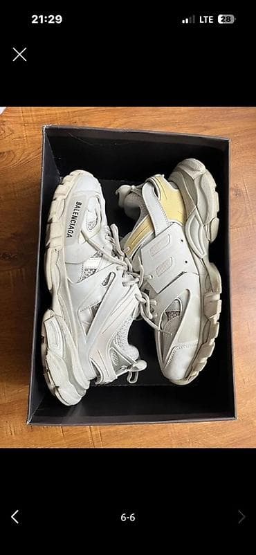 travis scott: Кроссовки Balenciaga Track, цвет — белый/ мОЛОЧНЫЙ. - Брендинг — 6