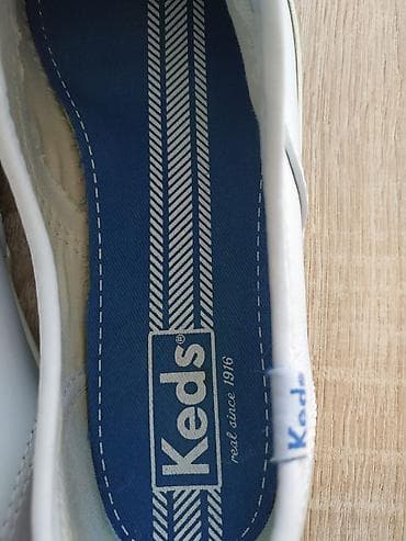 кеды ролики: Белые женские кеды Keds - Модель: WH45750M (ярлык на язычке) - — 5
