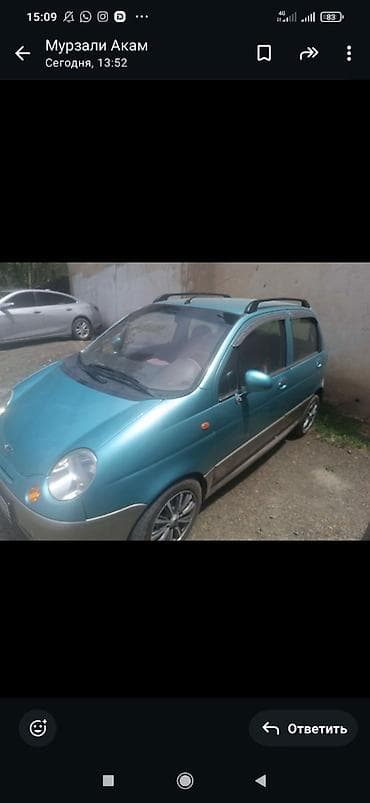 Транспорт: Daewoo Matiz: 2005 г., 0.8 л, Автомат, Бензин, Хэтчбэк — 3
