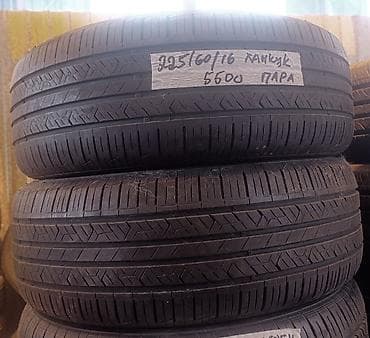 Шины 225 / 60 / R 16, Лето, Б/у, Пара, Легковые, Корея, Hankook at lalafo.kg Шины 225 / 60 / R 16, Лето, Б/у, Пара, Легковые, Корея, Hankook