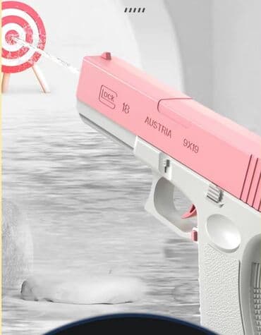 электронная машина для детей: Аккумуляторный водяной пистолет игрушка. Новый. В комплекте: 2 — 1