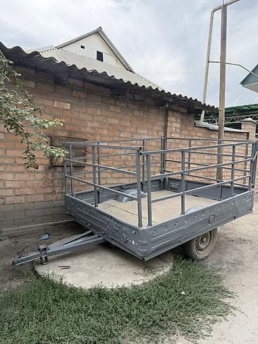 прицеп кубовик: Одноосный прицеп общего назначения. - Металлическая рама и борта — 2