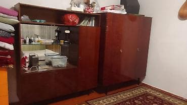 обувной шкав: Стенка-шкаф, Тип стенки-шкафа: Советская, Для спальни, Б/у, Особенности: Для хранения посуды — 1