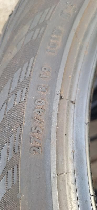 continental: Шины 275 / 40 / R 19, Лето, Б/у, Пара, Легковые, Continental — 3