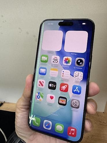 apple 7plus: IPhone 15 Pro Max, Б/у, 256 ГБ, Blue Titanium, Защитное стекло, Чехол, 86 % — 2