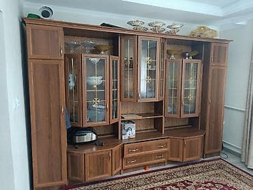 двери входные б: Стенка-шкаф, Тип стенки-шкафа: Модульная, Для зала, Б/у, Особенности: Для хранения посуды — 3