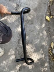 руль для велосипедов: Алюминиевые фикс рули (drop bar), матовый черный цвет. Особенности — 2