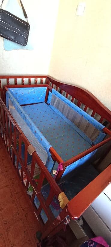 детскую кровать из дерева: Детская кроватка б/у в хорошем состоянии — 2