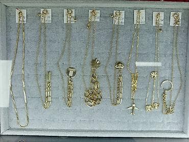 серебро цепочки: Золотые цепочки, браслеты и подвески - Материал: золото (жёлтое и — 4