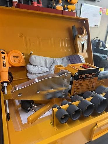 iron: Оригинал Комплект для сварки пластиковых труб DINGQI (PVC Welding — 2