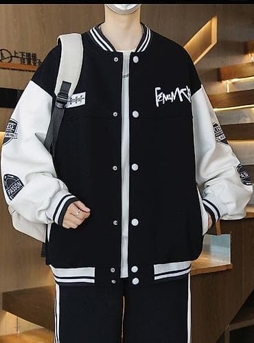 Универсальный бомбер - Стиль: varsity/колледж, прямой свободный at lalafo.kg Универсальный бомбер - Стиль: varsity/колледж, прямой свободный