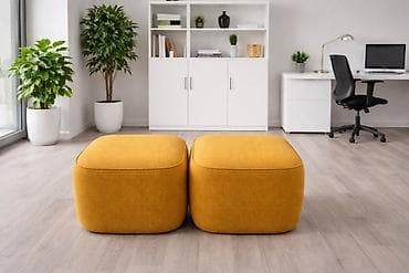 coffee table: ✔️Современный пуфик в «Насыщенно-Оранжевом» цвете — уют и стиль в — 3