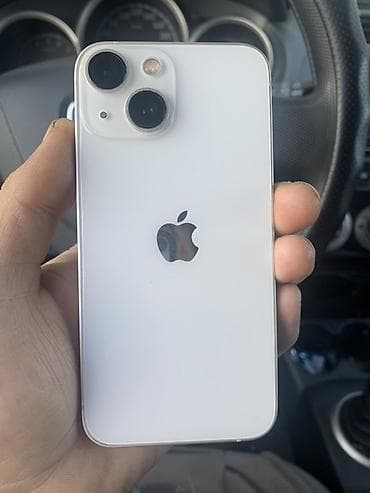 IPhone 13 mini, Б/у, 256 ГБ, Белый, Чехол, 76 %