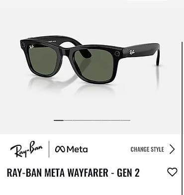VR очки: Ray-Ban | Meta Wayfarer Gen 2 — смарт‑очки в культовой оправе — 1
